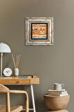 Antik Mısır Taş Duvar Tablosu Çerçeveli Duvar Dekoru Wall Art