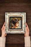 Antik Mısır Taş Duvar Tablosu Çerçeveli Duvar Dekoru Wall Art