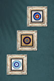 Nazar Taş Duvar Tablosu Çerçeveli Duvar Dekoru 3 Parça Tablo Seti Wall Art