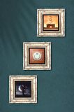 Anıtkabir, Atatürk, Ay Yıldız Taş Duvar Tablosu Çerçeveli Duvar Dekoru 3 Parça Tablo Seti Wall Art