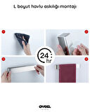Paslanmaz Çelik Tuvalet Kağıdı Askılık / Yapışkanlı Tasarım / 18 cm / Tuvalet Kağıtlığı