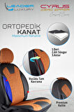 Opel Corsa E Lüx Deri Detaylı Oto Koltuk Kılıfı Ön Arka Takım Cyrus TARÇIN