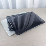 PDAteknoloji Macbook Pro Kılıf M1-M2 13.3 inç A1706-08 A1989 A2159 A2251 A2289 ile Uyumlu Kristal Siyah