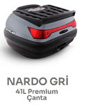 WOGEN 41 LT. MOTOSİKLET ARKA ÇANTA --SIR DAYAMASIZ--***NARDO GRİ***