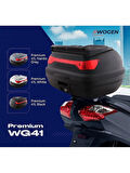 WOGEN 41 LT. MOTOSİKLET ARKA ÇANTA --SIR DAYAMASIZ--***NARDO GRİ***