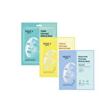 Dermal PDRN Vitamin ve Hyalüronik Eriyen Şeffaflaşan Nemlendirici Melting Yüz Maskesi Seti 34 gr.