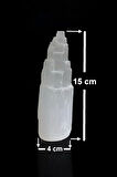 Doğal Beyaz Selenit Kule 15 CM