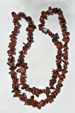 İri Mahagony Obsidyen Kırıktaş Dizi - 80 cm.
