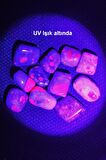 Yakutlu Fuksit Tamburlu Parça Ruby İn Fuchsite 403-1
