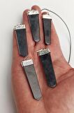 Doğal Shungite Şungit Kolye 552-1