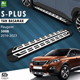 S-Dizayn Peugeot 3008 2 S-Plus Gri Yan Basamak 183 Cm 2016-2023 A+ Kalite
