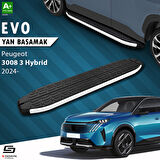 S-Dizayn Peugeot 3008 3 Hybrid Evo Aluminyum Yan Basamak 183 Cm 2024 Üzeri A+ Kalite