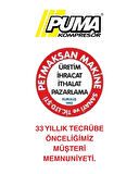 Puma Yağlı Pistonlu Kompresör 200 Litre, 2 HP, 8 Bar, 380 Volt