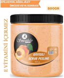 Peeling Nemlendirici,Canlandırıcı,El,Ayak ve Vücud Peeling Kayısı Aromalı 800ml