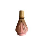 Saf Matcha Yapma Seti Pembe Seramik Matcha Kasesi Çırpırıcı Tutacağı Bamboo Whisk Matcha Kaşık