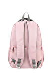 OKUL ÇANTASI Su Itici SATEN Kumaş Hafif Lise Ve Ortaokul Sırt Çantası - PEMBE