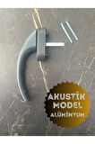 Pencere Kolu / ALÜMİNYUM Akustik Model / Antrasit 1 Adet