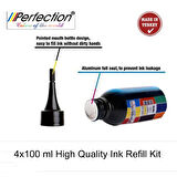 Perfection Canon Pıxma G3470 Megatank Yazıcı Mürekkep Dolum Seti 5x100 Ml