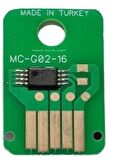 Canon G2460,g2420,gx6040,gx7040,g1420,g2020,g3420 Cihazları Atık Mürekkep Tankı Chip Canon Mc-g02 Bakım Kartuşu Chip