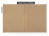 Metal Askılı Personel Özlük Dosyası 4 Yapraklı 10'LU Paket