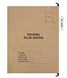 Personel Özlük Dosyası Tek Gözlü (Plastik Askılı 25 Adet)