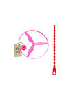 PERVANE OYUNCAK UFO UÇAN DAİRE BAHÇE OYUNCAĞI NOSTALJİK FIRILDAK 13cm 2 ADET PEMBE