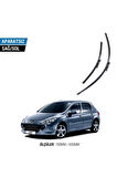 PEUGEOT 307 CC 2005-2008 2'li Ön Cam Sileceği Sağ Sol Silecek Takımı Muz Silecek