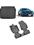 Rizline Peugeot 408 2023+ 3D Havuzlu Paspas ve Bagaj Havuzu