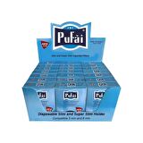 Pufai Süper Slim Sigara Filtresi 5 mm 6 mm Uyumlu 1525 Adet 1 Paket 21 Kutu