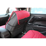 Volvo XC60 Lüx Oto Koltuk Minderi Ön Arka 5'li Set 5STAR Serisi KIRMIZI