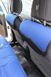 Nissan Skystar Lüx Oto Koltuk Minderi Ön Arka 5'li Set 5STAR Serisi MAVİ