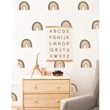 Boho Mini Gökkuşaklar Çocuk Odası Duvar Sticker