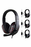 PG6960 Gaming Kulaklık - Yumuşak Kulak Yastıkları, Kablolu, Mikrofonlu