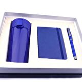 İsme Özel Premium Termos Defter Kalem Seti Kutusunda