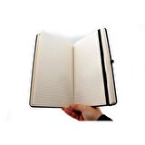 İsme Özel Defter Lastikli Termo Deri Yılbaşı Hediyesi
