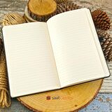 Termo Deri Defter Turuncu + Metal Roller Kalem Hediyeli