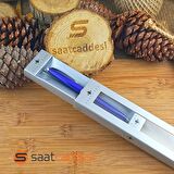 Steel Pen Metal Mavi Tükenmez Kalem