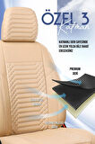 
Seat Cordoba Lüx Deri OTO KOLTUK KILIFI Ön Arka Takım Set EXCLUSİVE BEJ