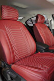 
Bmw 1 SERİSİ 120 Lüx Deri OTO KOLTUK KILIFI Ön Arka Takım Set EXCLUSİVE BORDO