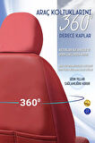 
Bmw 3 SERİSİ 320 Lüx Deri OTO KOLTUK KILIFI Ön Arka Takım Set EXCLUSİVE BORDO