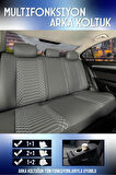 
Seat İbiza ESKİ Lüx Deri OTO KOLTUK KILIFI Ön Arka Takım Set EXCLUSİVE FÜME