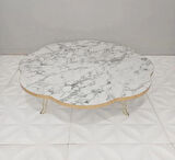 GOLD DETAYLI 90 CM PAPATYA YER SOFRASI