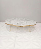 GOLD DETAYLI 90 CM PAPATYA YER SOFRASI