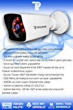 PICAM 2 Kameralı Kare 2 Dış Kamera Set 250 GB HDD Full HD Gece Görüşlü Güvenlik Kamerası Sistemi