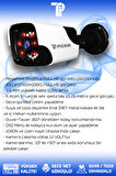 PICAM 3 Kameralı Panda 1 İç Kamera Set HDD'siz Full HD Gece Görüşlü Güvenlik Kamerası Sistemi
