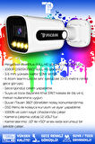 PICAM 2 Kameralı Zebra 1 İç Kamera Set 250 GB HDD Full HD Renkli Gece Görüşlü Güvenlik Kamerası Sistemi