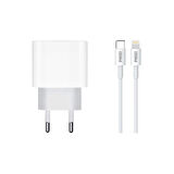 Force Qch281l Pd Destekli 15w Type-c To Lightning Usb Kablolu Şarj Cihazı