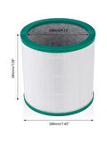 Purmed Dyson Air Purifier TP00 / TP01/ TP02 / TP03  / BP01 / HP02 / AM11 Uyumlu Hepa + Karbon Filtre