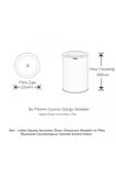 Purmed Xiaomi Smart Air Purifier 4 Pro Uyumlu Hepa + İç karbon Filtreli Yeşil