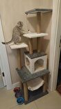 KEDİ TIRMALAMA EVİ VE OYUN PLATFORMU